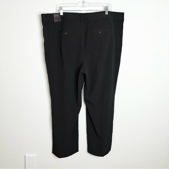 Lane Bryant Pants Women Size 24 The Sophie Trouser T3 Black Straight Stretch   F - Picture 2 of 10